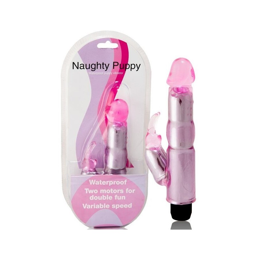BAILE - VIBRATORE CON STIMOLATORE ROSA REGOLABILE